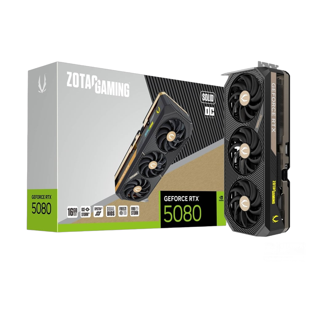 ZOTAC GAMING RTX 5080 SOLID OC 16GB