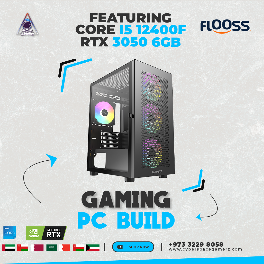 Gaming PC Beginner Level Buy in Bahrain | RTX 3050 Build