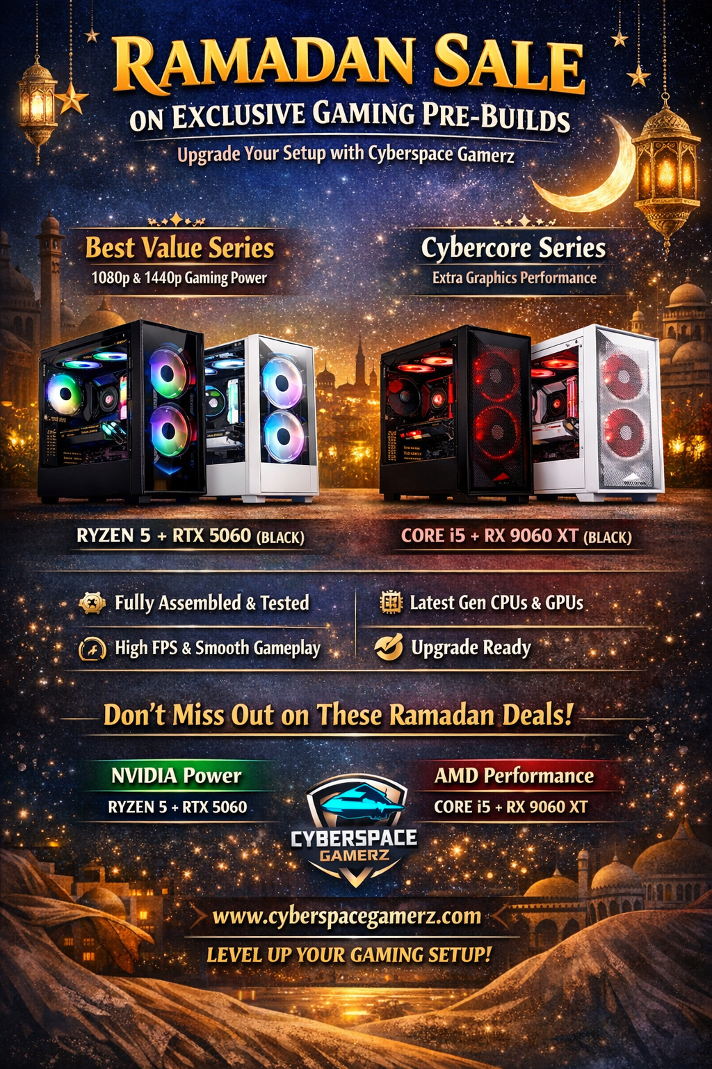 Ramadan Sale on Exclusive Gaming Pre-Builds - Shop Now