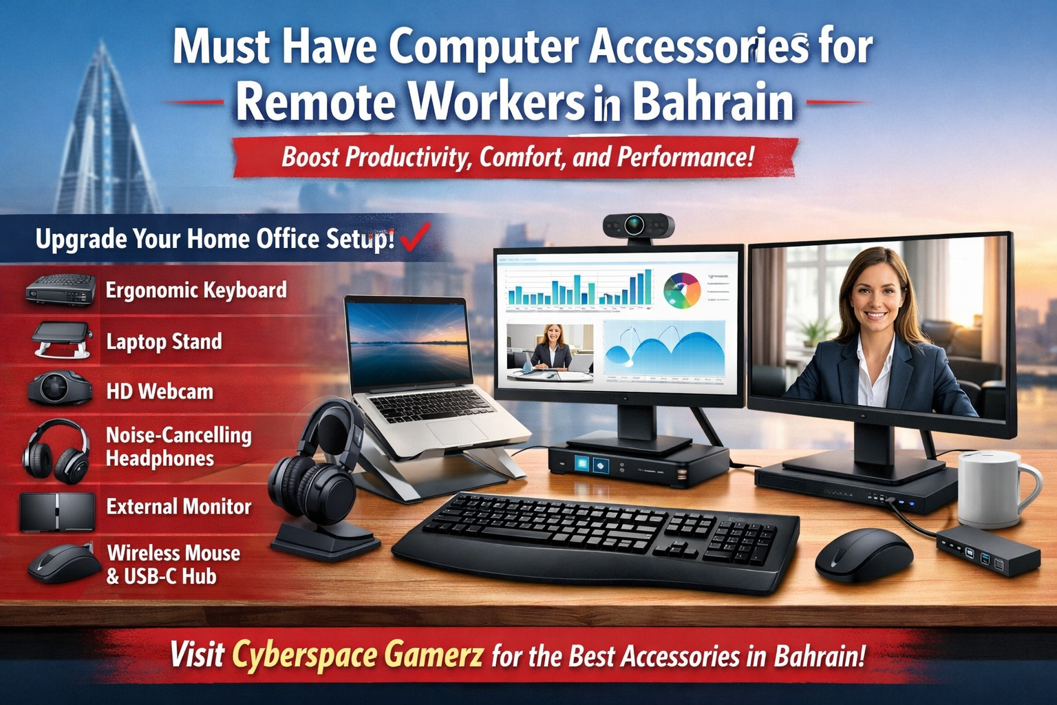 Must Have Computer Accessories for Remote Workers in Bahrain