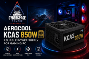 Aerocool KCAS 850W Gold Reliable Power Supply for Gaming PC - Cyberspace Gamerz