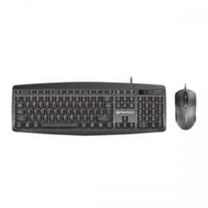 Fantech KM-100 Ergonomic Low-Profile USB Membrane Keyboard
