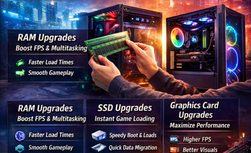 Custom Gaming PC Upgrades in Bahrain – Power Up with Cyberspace Gamerz