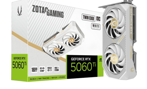 ZOTAC 5060TI 16GB TWIN 2FAN OC WHITE