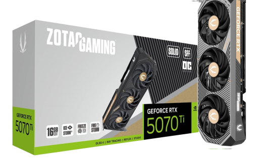 ZOTAC 5070TI SOLID SSF 3 FAN OC